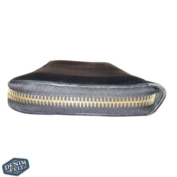 FENDI Black BUG BUGS EYE Calfskin Leather Long Zip Around Continental Wallet - Picture 13 of 16